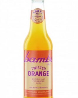 BAMBI – Twisted Orange – Narancs-mangó ízű szénsavas üdítőital (0,33l)