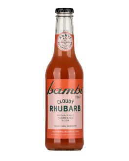 BAMBI – Cloudy Rhubarb – Rebarbara ízű szénsavas üdítőital (0,33l)